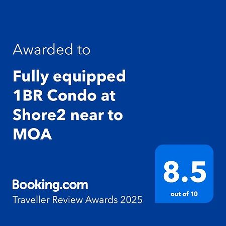 Fully Equipped 1Br Condo At Shore2 Near To Moa Manila Bagian luar foto